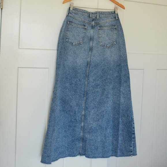 Free People denim maxi skirt - Picture 4 of 7